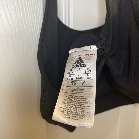 Adidas Mesh Sports Bra Small - Picture 3 of 3